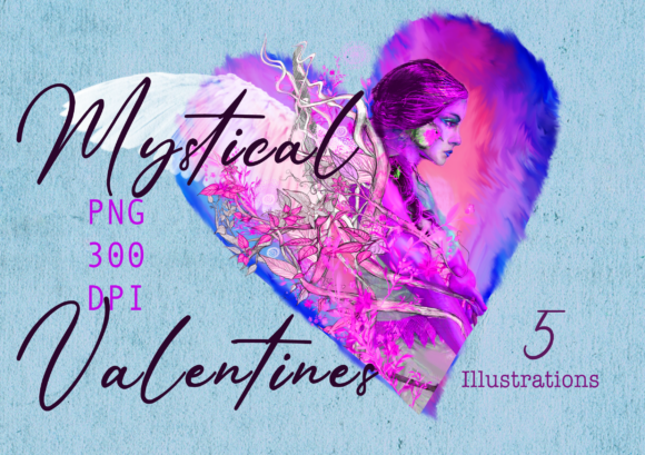 5 Mystical Valentines Illustrations PNG: A Designer's Guide