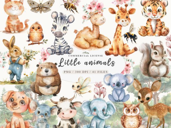 Adorable Art for Your Projects: Sweet Forest Friends