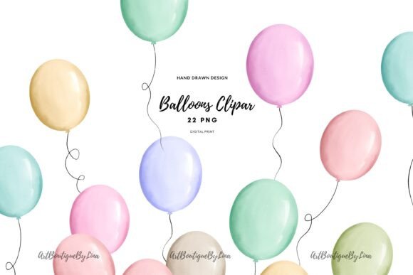 Beyond the Invitation: Unlocking the Versatility of Watercolor Balloons Clipart