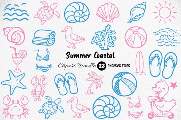 Embrace the Coast: Using Summer Clipart in Your Designs