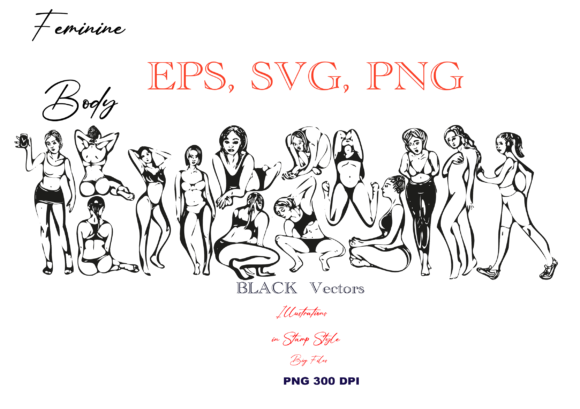 Feminine Figure Illustrations SVGPNG: A Designer's Guide